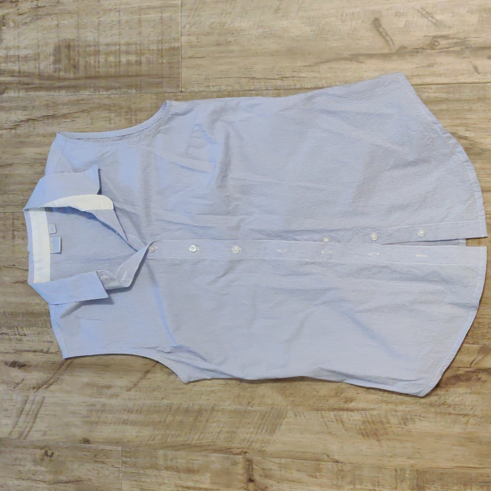 Twik | Blue striped sleeveless blouse